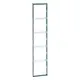 PEHA 95.575.70.60 afdekraam 5-voudig Dialog exclusiv aluminium/chroom