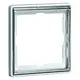 PEHA 95.571.70.60 afdekraam 1-voudig Dialog exclusiv aluminium/chroom