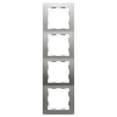 PEHA 11.574.70 afdekraam 4-voudig Badora aluminium