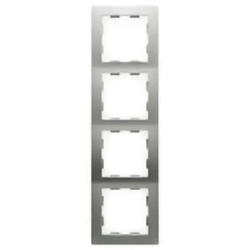 PEHA 11.574.70 afdekraam 4-voudig Badora aluminium