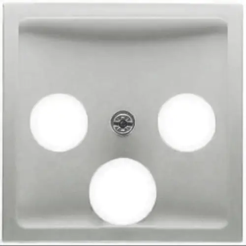 PEHA 11.610.70 TV centraalplaat antenne / COAX wandcontactdoos Badora aluminium