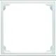 PEHA 11.670.70 ZV adapterplaat 50x50mm Badora aluminium glans