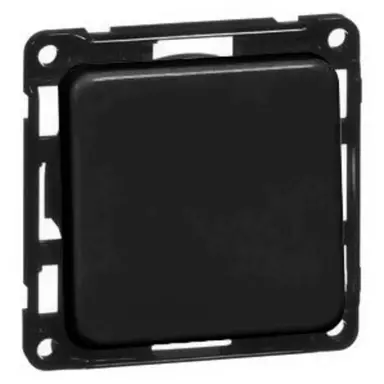 PEHA 750.19 drukcontact maakcontact 1-polig met wip Compacta diep zwart