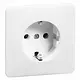 PEHA 80.6511.02 SI wandcontactdoos randaarde kindveilig Standard levend wit