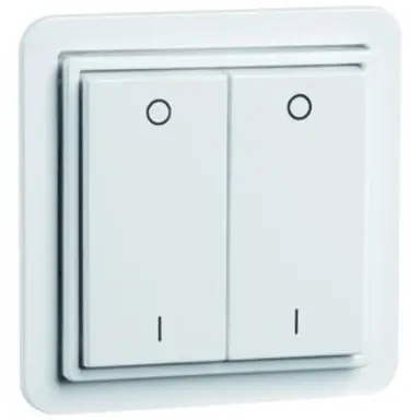 PEHA 80.455.02 FU-BLS Easyclick wandzender 4-kanaals met O-I opdruk Standard levend wit