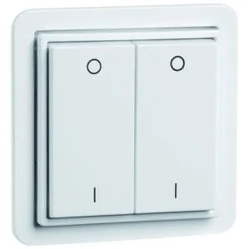 PEHA 80.455.02 FU-BLS Easyclick wandzender 4-kanaals met O-I opdruk Standard levend wit