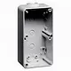 PEHA 792.70 opbouwbak 2-voudig einddoos Compacta aluminium