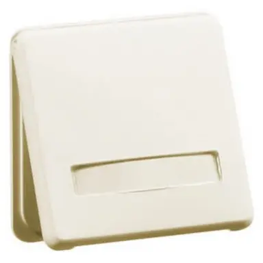 PEHA 80.6611 K WU NA W wandcontactdoos randaarde met klapdeksel en tekstkader IP44 creme