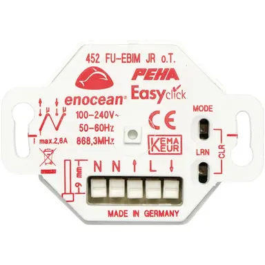 PEHA 452 FU-EBIM JR O.T. easyclickpro-inbouw-jr-ontvang