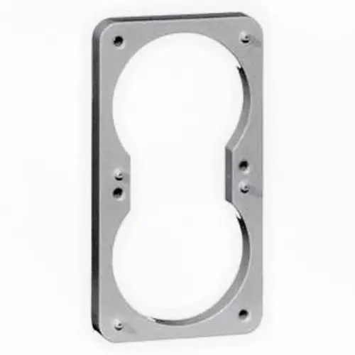 PEHA 72.70 ME afstandsrand reducering inbouwdiepte 2-voudig Compacta aluminium