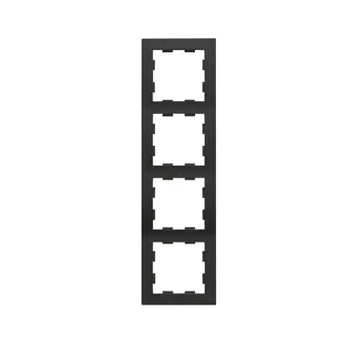 PEHA D 11.574.193 afdekraam 4-voudig Badora zwart mat