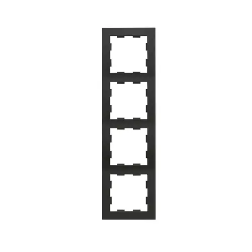 PEHA D 11.574.193 afdekraam 4-voudig Badora zwart mat
