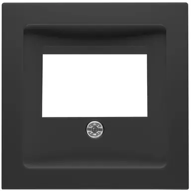 PEHA D 11.610.193 TAE centraalplaat voor luidspreker/USB contactdoos Badora zwart mat