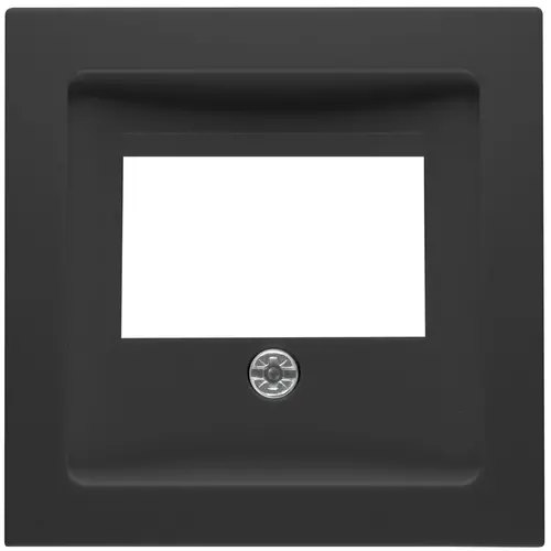 PEHA D 11.610.193 TAE centraalplaat voor luidspreker/USB contactdoos Badora zwart mat