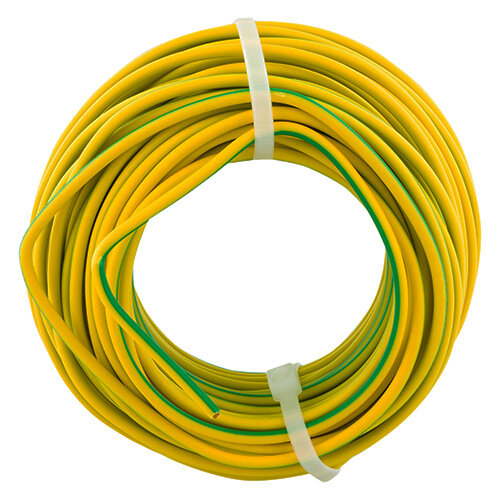 Q-Link 03.030.12 VD draad geel/groen 2,5mm2 rol 20 meter