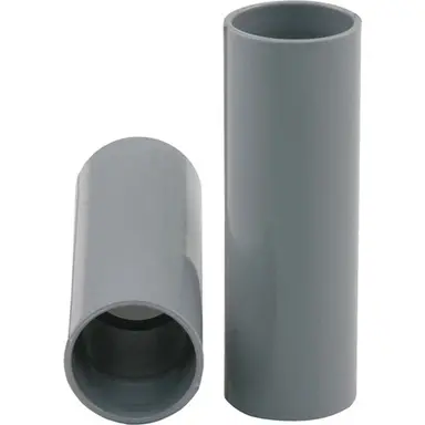 Q-Link 01.474.01 sok 16 mm 5/8 PVC slagvast 10 stuks grijs