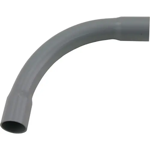 Q-Link 01.474.07 bocht 19 mm 3/4 PVC slagvast 3 stuks grijs