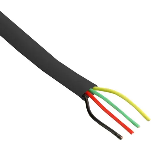 Q-Link 03.030.21 telefoonkabel 4x0.5 zwart 10m