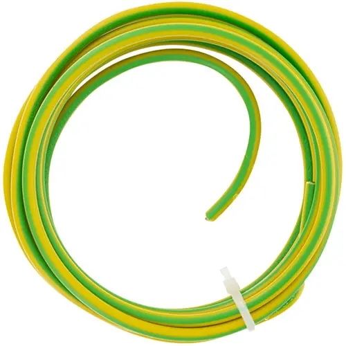 Q-Link 03.030.18 installatiedraad VD massief 6mm2 geel/groen 2,5 meter