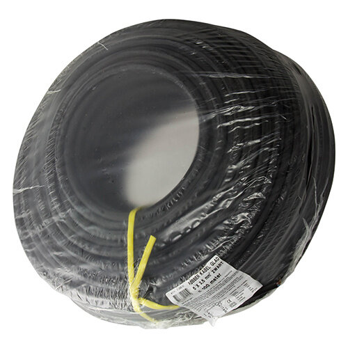 Q-Link 01.266.30 rubber kabel 5x2,5mm2 zwart 100 meter