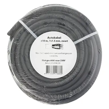 Q-Link 03.030.50 autokabel vinyl 7x1.5 10m