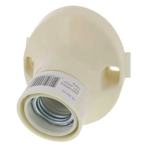 Q-Link 00.321.03 plafondfitting E27 maximaal 60 Watt schuin creme