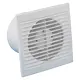 Starx 45.600.61 inbouw badkamer/toiletventilator met timer 100 mm wit