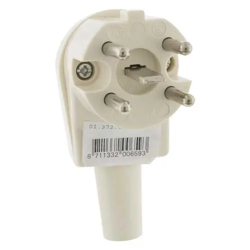 Q-Link 01.372.00 Perilex stekker haaks 16A creme