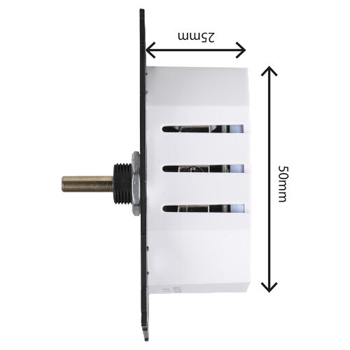 Q-Link 66.099.46 inbouw duo dimmer LED 2 x 2 - 200 Watt compleet zwart mat