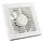 Nedco 45.600.74 inbouw badkamer/toiletventilator EF150 standaard 150 mm wit