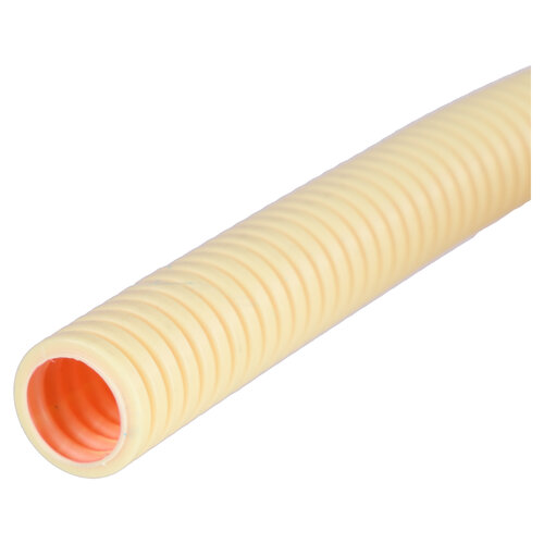 Q-Link 01.474.49 flexibele buis low friction 16 mm 5/8 PVC creme rol 5 meter