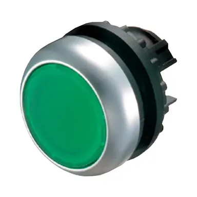 Eaton M22-D-G signaaldrukknop groen terugverend vlak 216596