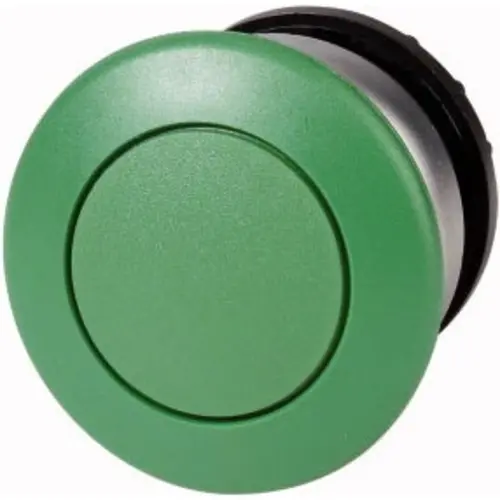 Eaton M22-DRP-G paddestoeldrukknop 22.5mm RMQ-Titan frontring titaan drukknop groen 5 stuks