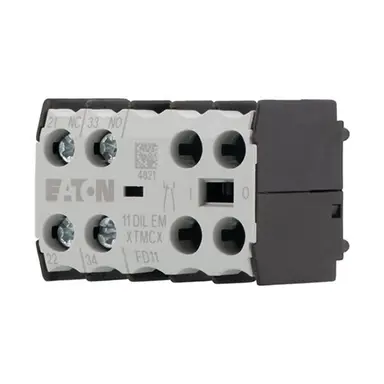 Eaton 11DILEM hulpcontactblok  1x maak + 1x-verbreekcontact frontbevestiging voor DILE(E)M 010080