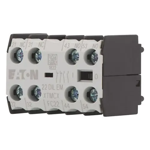Eaton 22DILEM hulpcontactblok 4-polig 2x-verbreekcontact 2x-maakcontact frontbevestiging voor DILE(E)M 010112
