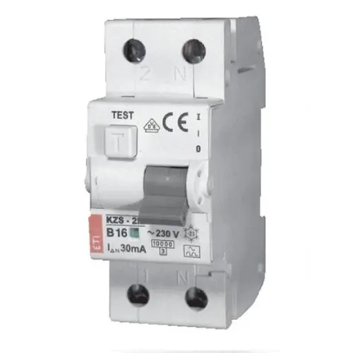 ETI 432000106 aardlekautomaat KZS-2M B 25A 30mA 1p+n