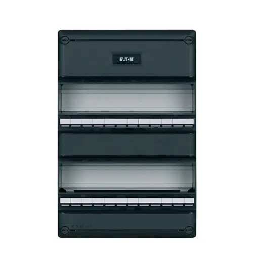 Eaton HT330-S64 groepenkast leeg 220x330mm 2x DIN-rail zwart 1966002