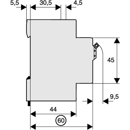 Eaton PLS6-B16-4-MW-FLO installatieautomaat 3-polig+N 16A B-karakteristiek 6kA 1742420