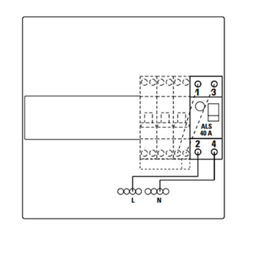 Eaton PFIM-40-2-003-A-MB-FLN aardlekschakelaar 2-polig 40A 30mA Type-A Flex naast