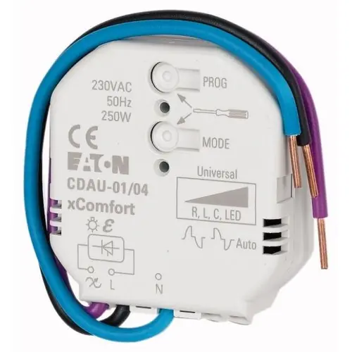 Eaton CDAU-01/04 xComfort dimactor universeel inbouw 250 Watt 230VAC