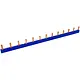 ETI 380050101 kamrail 13x 1-module S-1L-224/14 ISO blauw