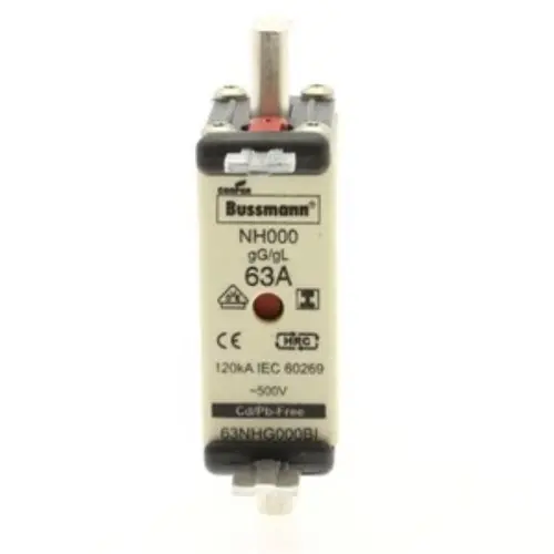 Eaton NH FUSE 63A 500V SIZE 000 GG IMGL Smeltpatroon (mes) NH000 63A