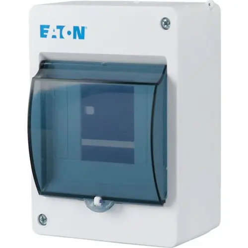 Eaton MINI-4-T verdeler mini opbouw 1-rij met 4-plaatseenheden IP30