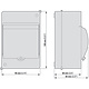 Eaton MINI-4-T verdeler mini opbouw 1-rij met 4-plaatseenheden IP30