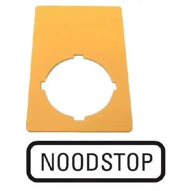 Eaton M22-XZK-NL99 Tekstschild EMERGENCY STOP Ge