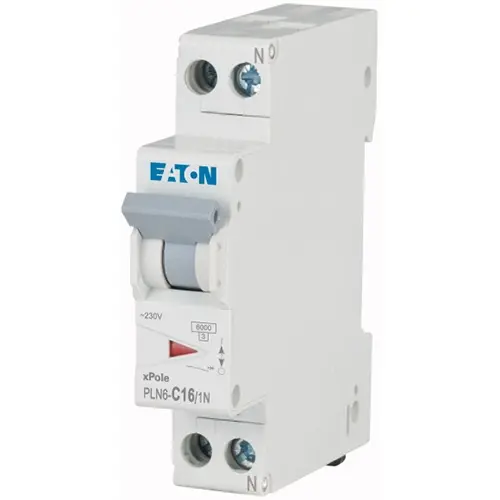 Eaton PLN6-C16/1N-MW installatieautomaat 1P+N 16A C-karakteristiek 6kA 263174