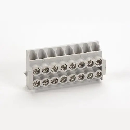 Eaton AANSLBLOK-8X4-AFGAAND aansluitblok 8p geisol. schroe