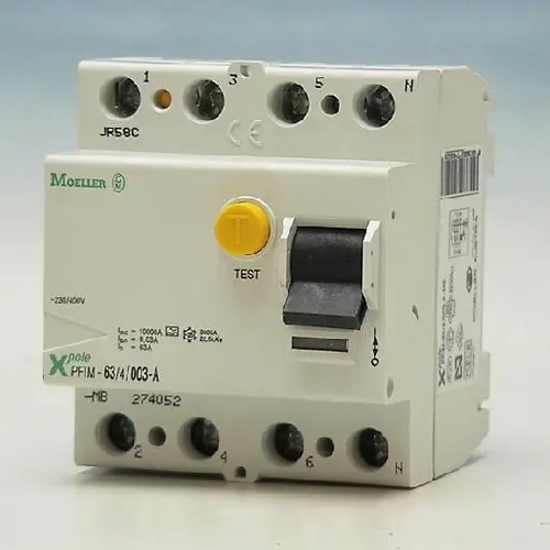 Eaton PFIM-63/4/003-A-MB Aardlekschakelaar 63A 4P kl.A