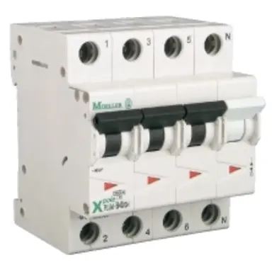 Eaton PLSM-C16/3N-MW Installatieautomaat C-kar 3P 4