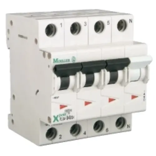 Eaton PLSM-C63/3N-MW Installatieautomaat C-kar 3P 4